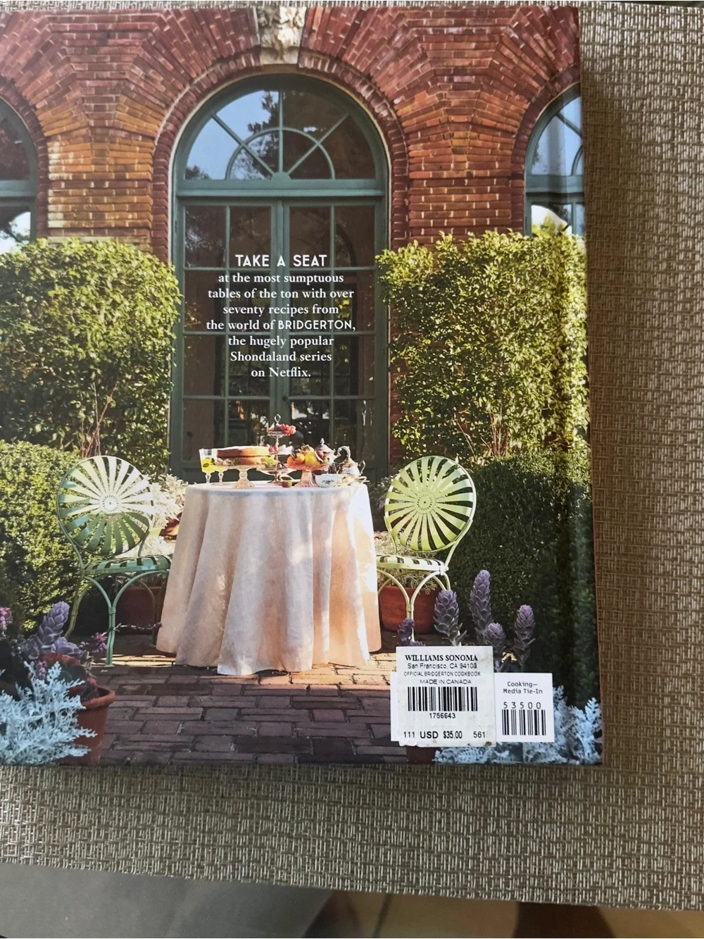 🌸 Bridgerton Official Cookbook | Netflix | Hardcover | Elegant Regency Recipes